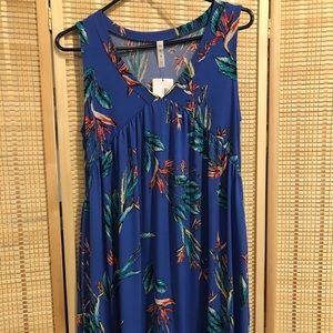 Blue Floral MTS Dress